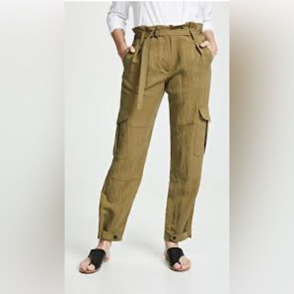 Rag and bone olive green Tilda baggy cargo pants. 2 - Picture 8 of 8